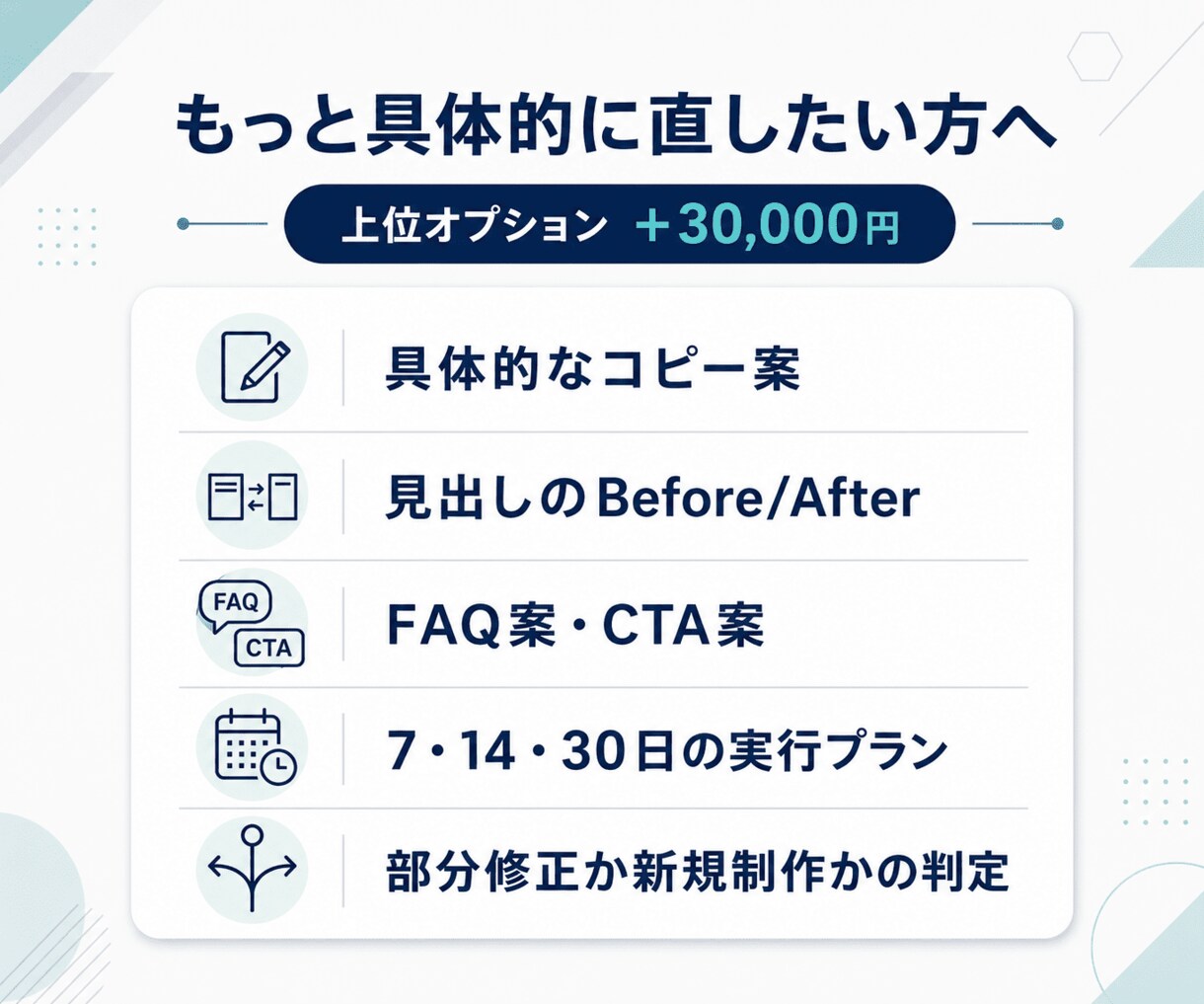 売れないLPの買わない理由を診断、PDF納品します 申込が来ない原因と、まず直すべき箇所をPDFで明確にします イメージ7