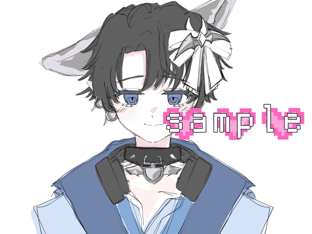 簡易イラストお届けします ラフに加筆着色した簡易版のお届けです♩ イメージ1