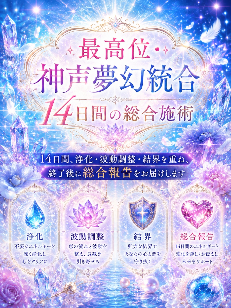 本気の恋・縁結び｜彼の本音と二人の未来を霊視します 神声と夢で深く霊視｜あなたの本気の恋、二人の未来を伝えます イメージ12