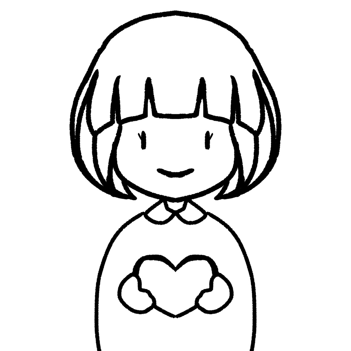 シンプルなイラスト描きます お気軽にお試しください〜優しい人がいいなぁ。 イメージ2