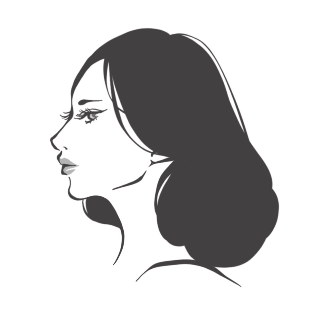 モノクロで洗練された女性イラスト描きます 同じ雰囲気で似顔絵も◎SNSアイコンや名刺に是非！ イメージ6