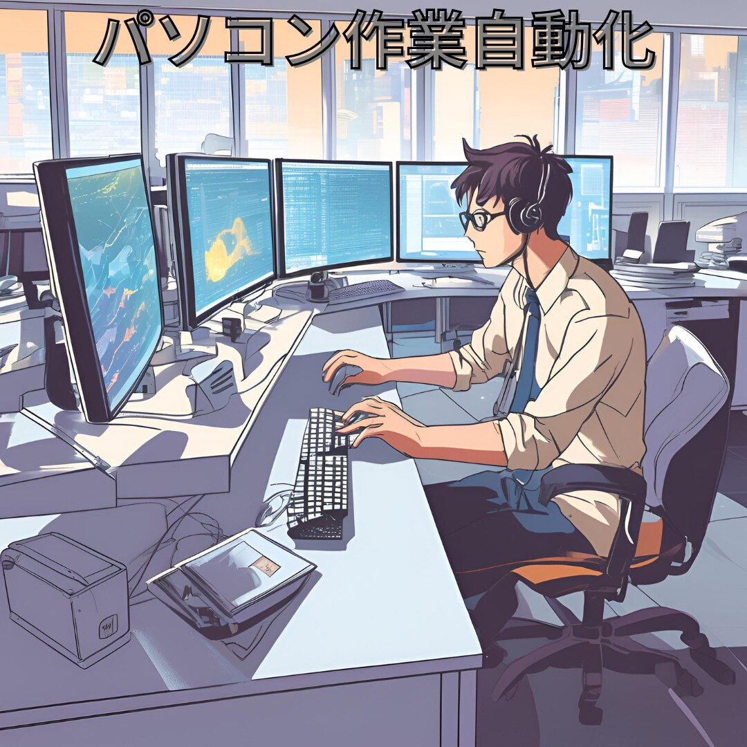 面倒なパソコン作業を自動化します 日々の多忙なタスクを自動化してみませんか？ イメージ1