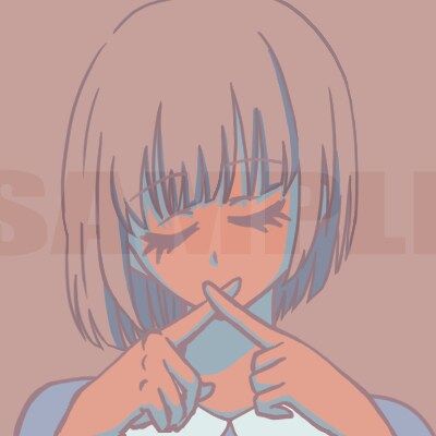 かわいい女の子のアイコンイラスト描きます SNSアイコン用のイラストが必要な方へ イメージ2