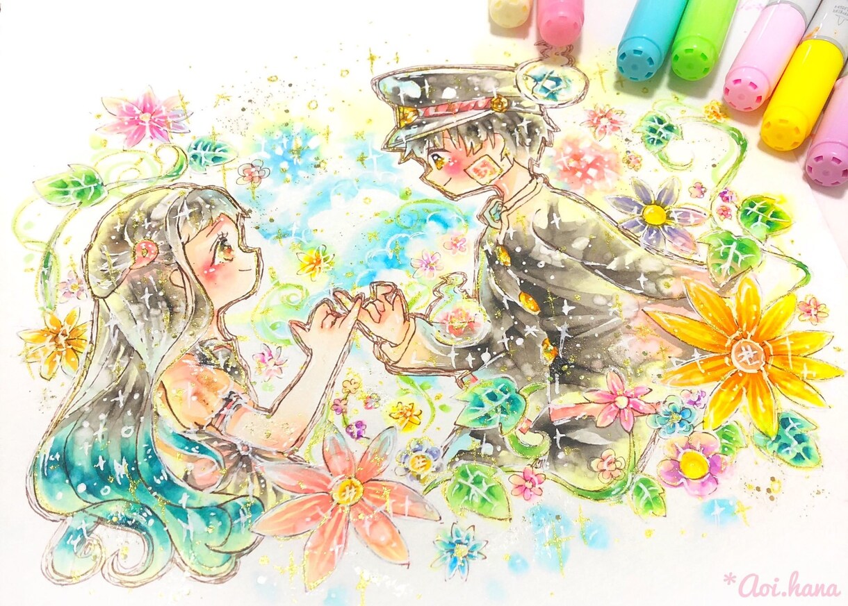 展示会出展経験あり.*キラキラなイラストを描きます 思い描くかたちをコピックで描きます.*♡ イメージ8