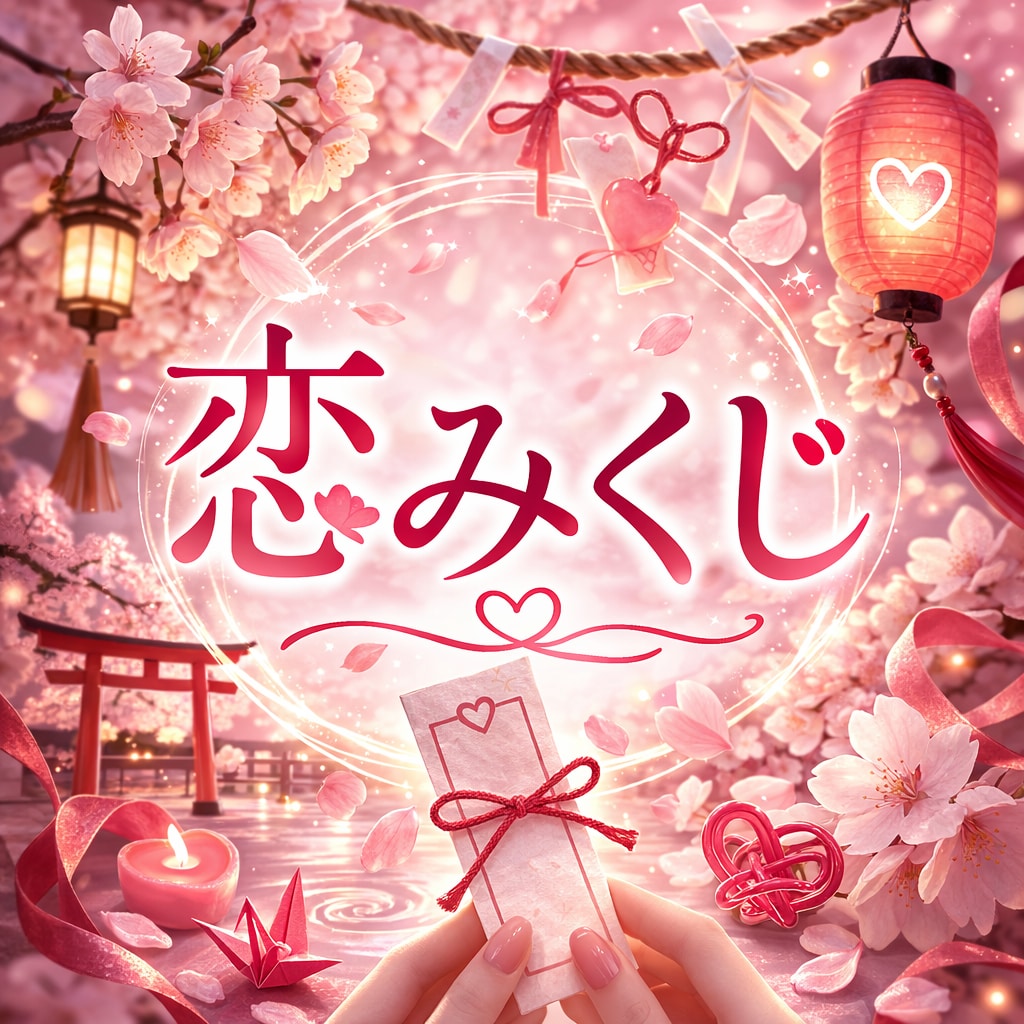 恋みくじ♡あなたの恋愛みくじをお引きします 全12項。完全恋愛特化型のおみくじとなっております。 イメージ1