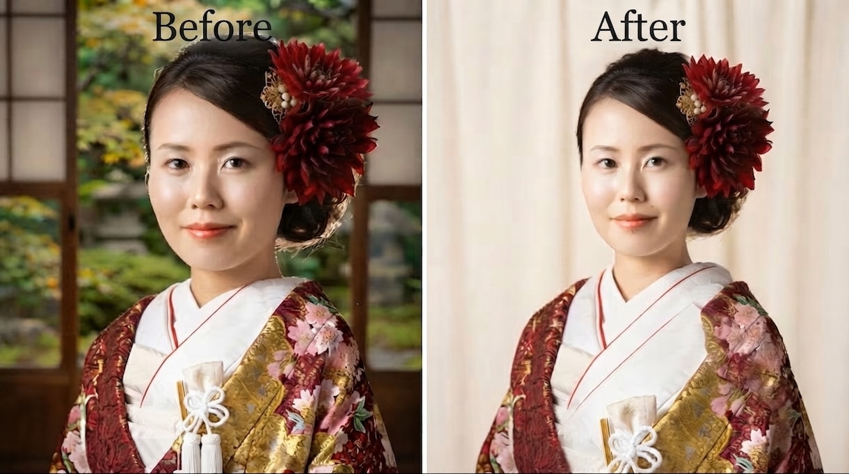 写真加工・高画質化・不要物除去など全般に対応します 写真の悩み全般を丁寧に解決し、レタッチで美しく整えます イメージ2