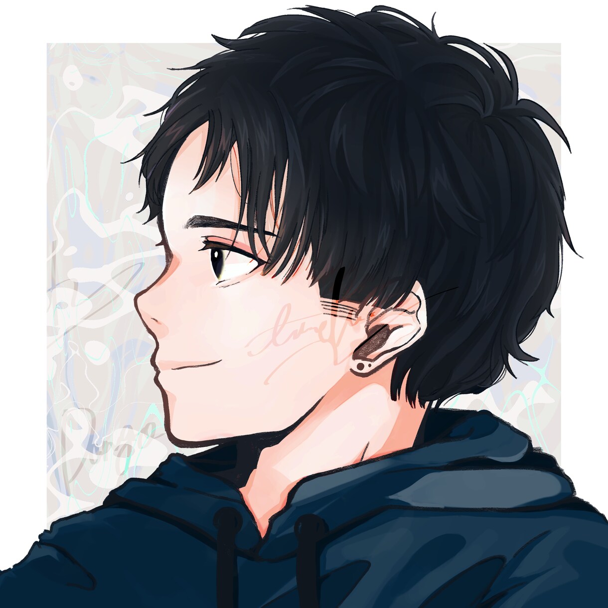 透明感のある可愛いSNS用アイコン作ります 可愛くて綺麗なあなただけのオリジナルアイコン作ります！ イメージ1