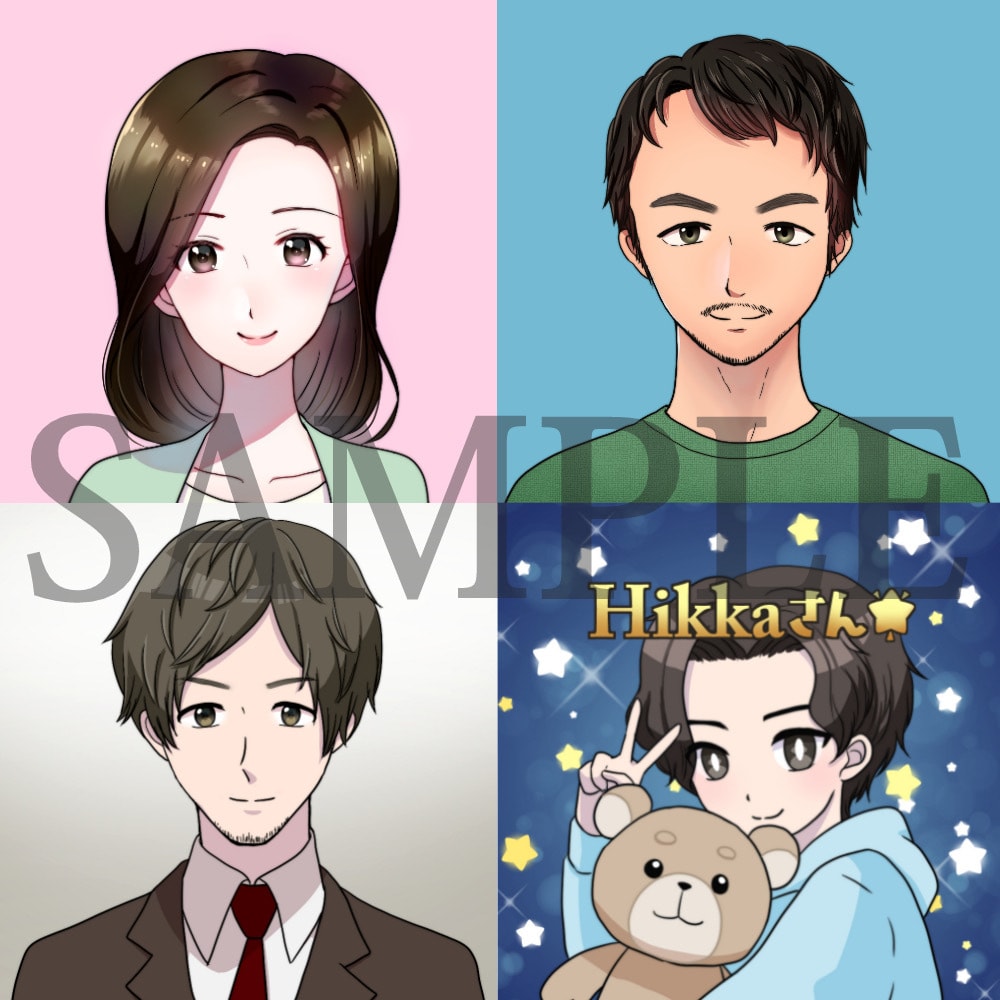 あなただけのアイコン描きます SNSプロフィールに個性と彩りを☆ イメージ6