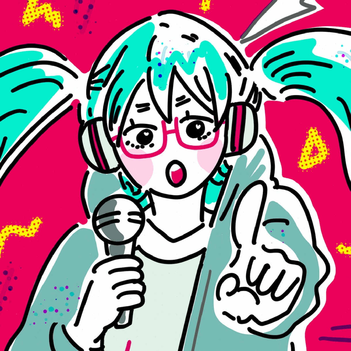 目立つ！元デザイナーがポップなアイコン作成します ビビットカラーで目を引く！ジャケットカバーなどにも イメージ2
