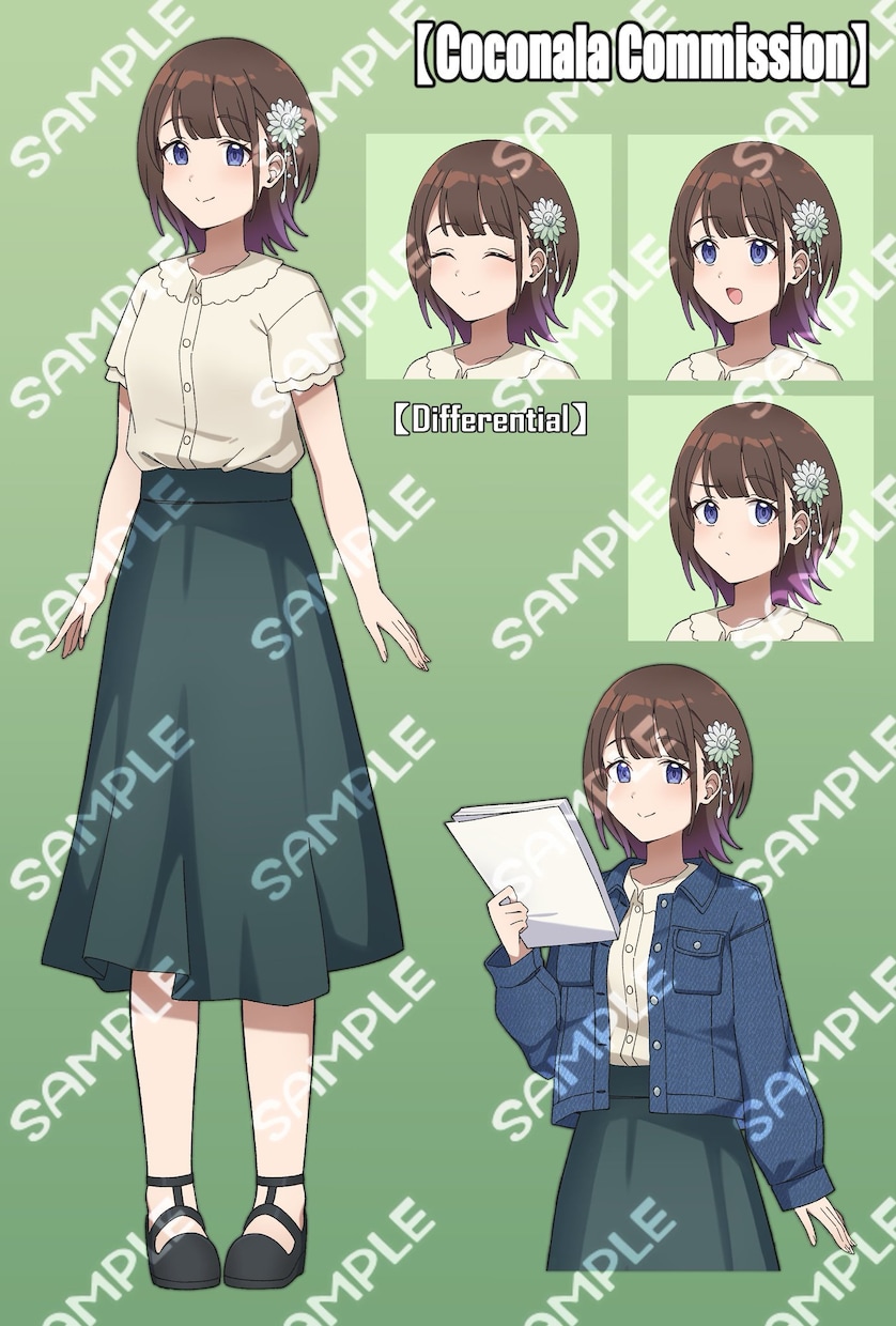 キャラクターデザイン立ち絵を作成できます 可愛くてキャッチーなアニメ風デザインが得意です！ イメージ4
