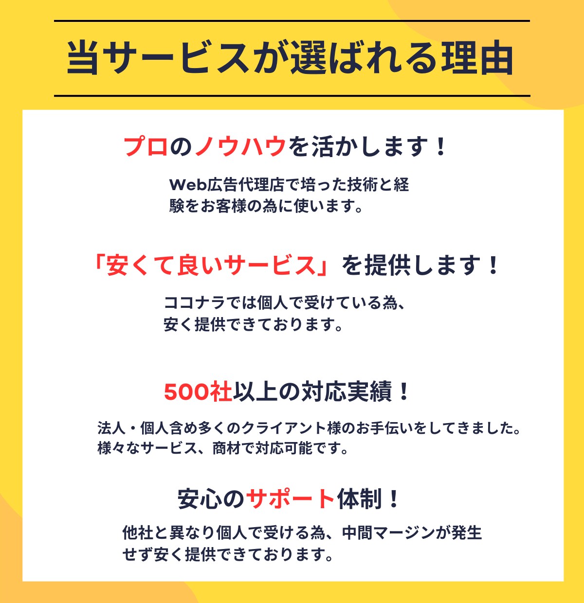 専門家がGoogleリスティング広告運用します 【ココナラ限定】匠の運用技術と高品質なサポート体制で広告掲載 イメージ4