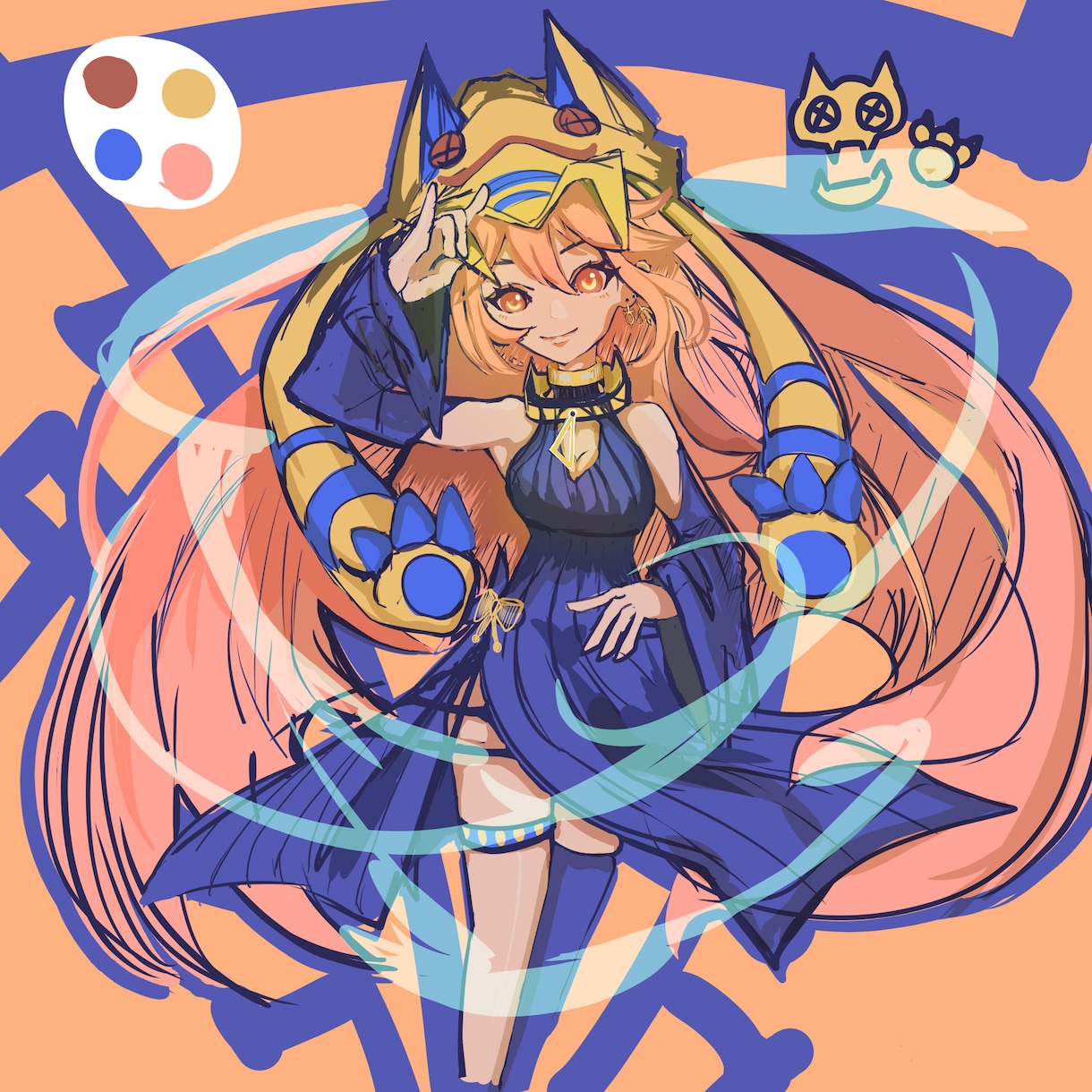 キャラ一枚絵から動物などのイラストます Twitterのアイコンやヘッダーなどの画像を描きます！ イメージ4