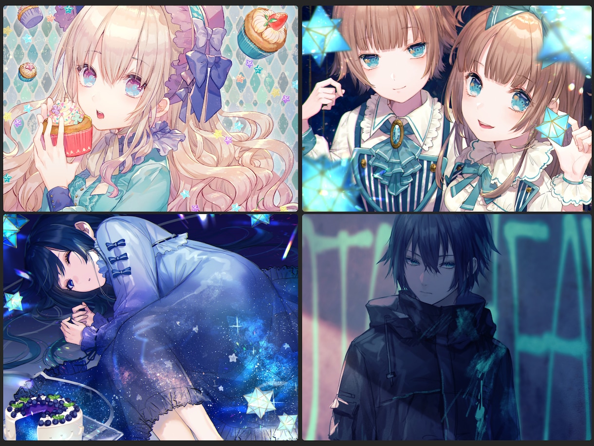 キャラクターイラスト制作します SNSヘッダー/動画サムネ/立ち絵等用途に合わせて制作します イメージ5