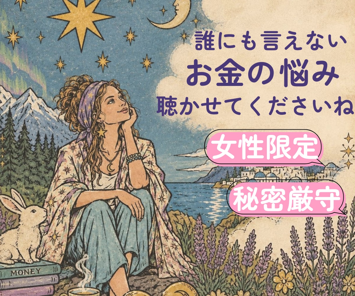 女性限定｜誰にも言えないお金の悩み聴きます 話すことでお金の不安をすこしでも和らげられる時間へ イメージ1