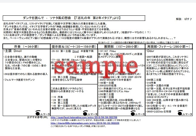 楽曲分析（アナリーゼ）いたします クラシックでもポップスでもOK。演奏や音楽指導のヒントに！ イメージ3
