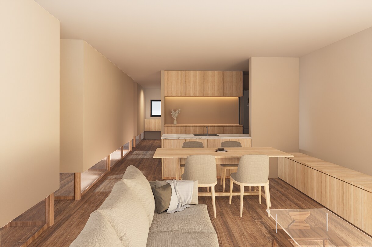 内観パース作成いたします 【住宅】プロの建築士がフォトリアルなパースを作成いたします。 イメージ2