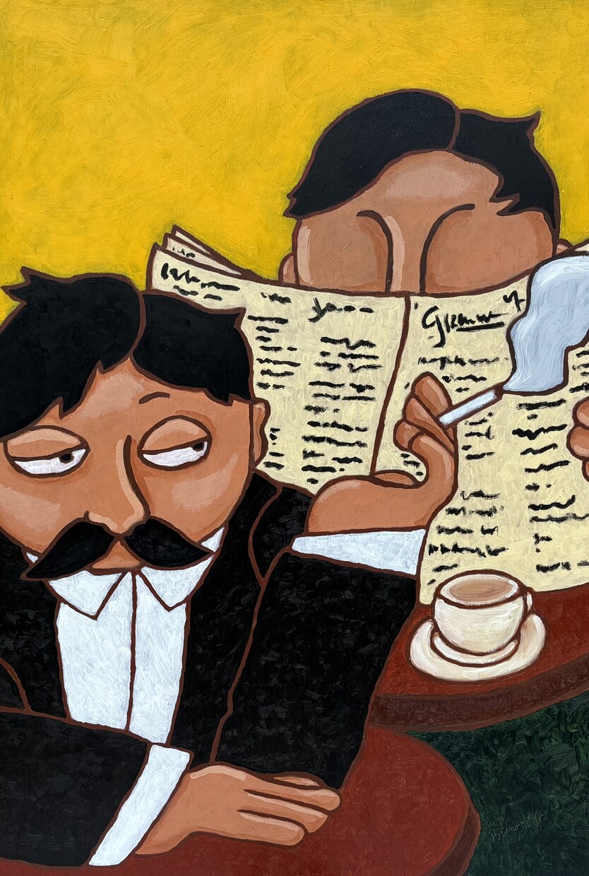 フランス人画家が大型油絵を描きます ご自宅やオフィスのインテリアに最適な大型油絵 イメージ6