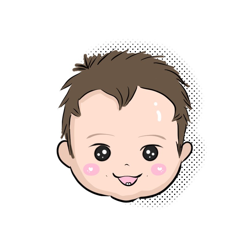 赤ちゃん・子供の似顔絵のSNSアイコンお描きします コロンと可愛い♪世界に一つだけのアイコンを作成☆ イメージ2