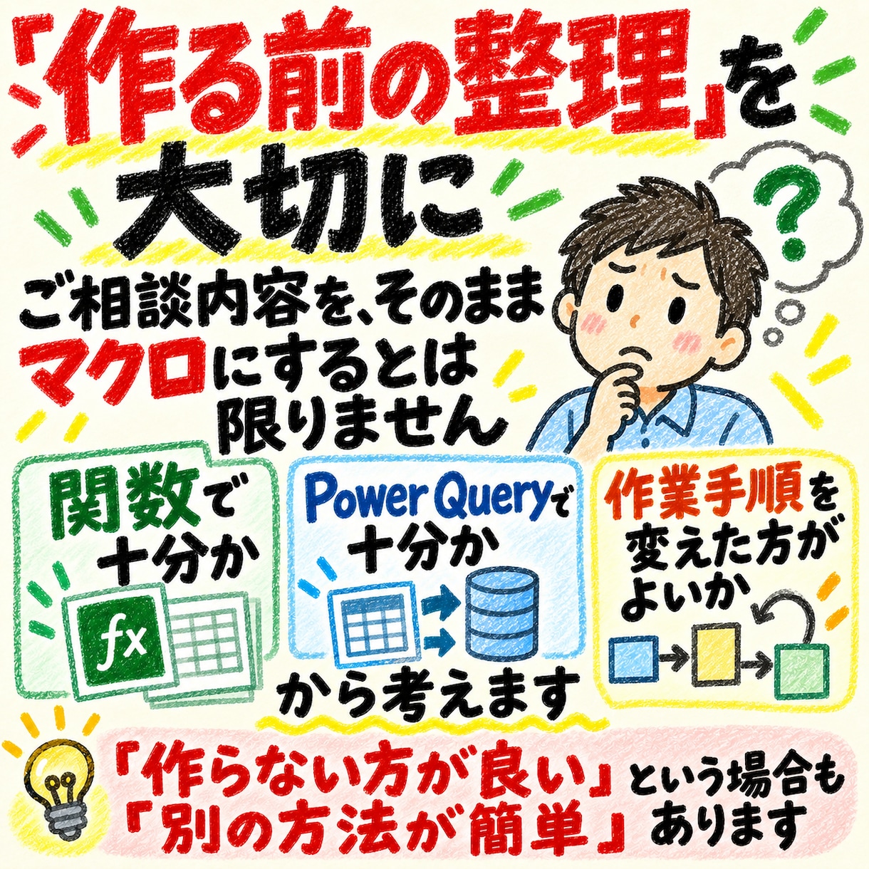 Excelの繰り返し作業を自動化・改善します コピペ・転記・集計のムダを減らし、毎日の作業をもっとラクに イメージ7