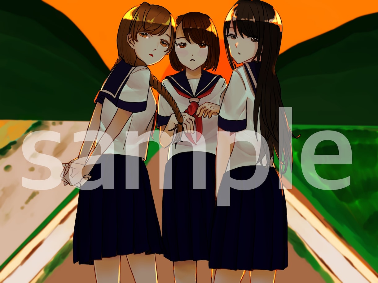 イラストお描き致します 立ち絵、ゲームスチル等の制作が特に得意です イメージ4