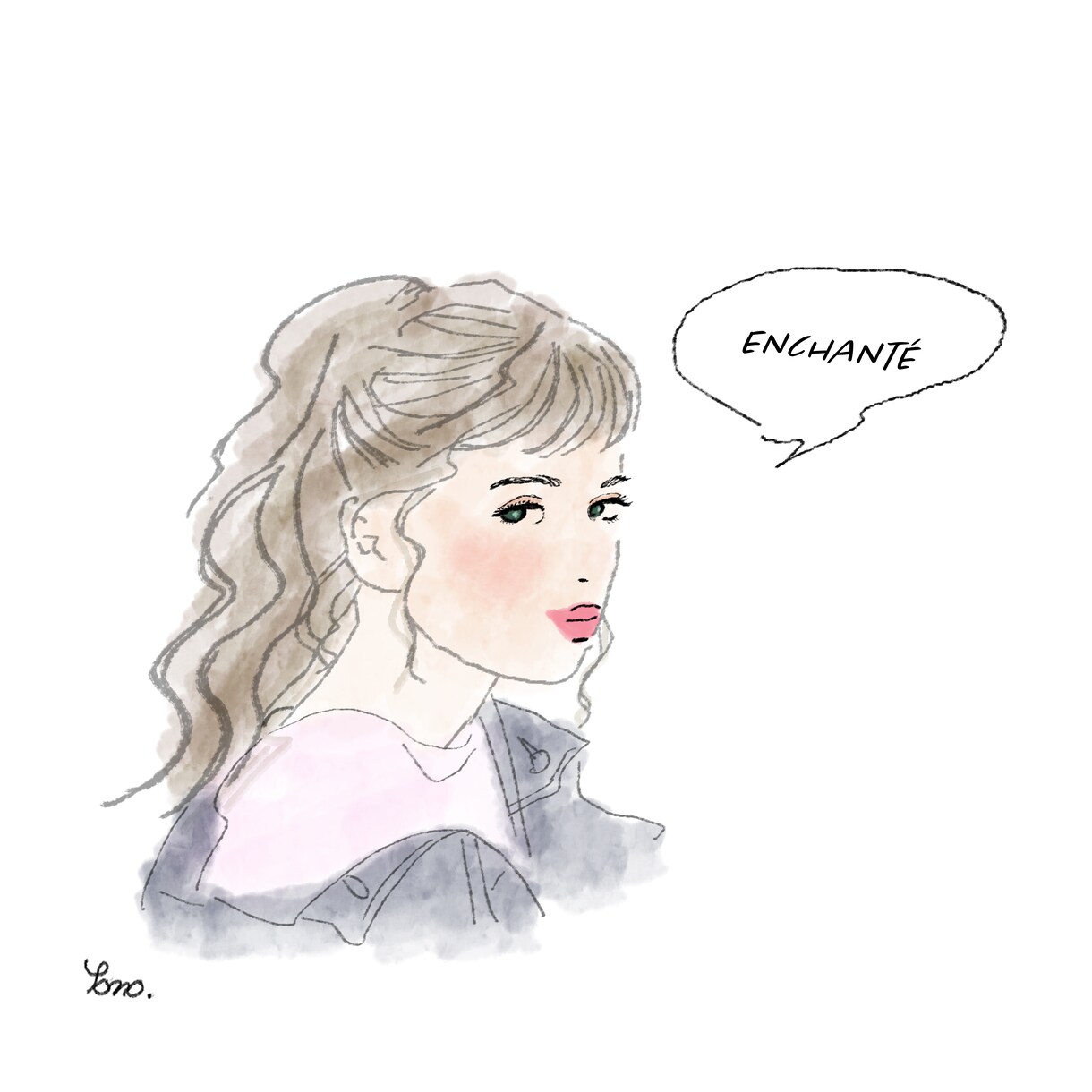 商業OK！水彩画タッチのお洒落人物イラスト描きます オプションでグッズへの使用・販売も◎ イメージ5