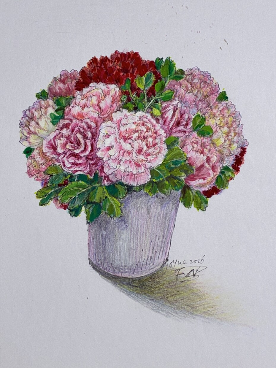 写真から手描き大切なペットや植物の画を制作します 自然で、あなたの心に寄り添う世界に一枚のアートをお届けします イメージ6