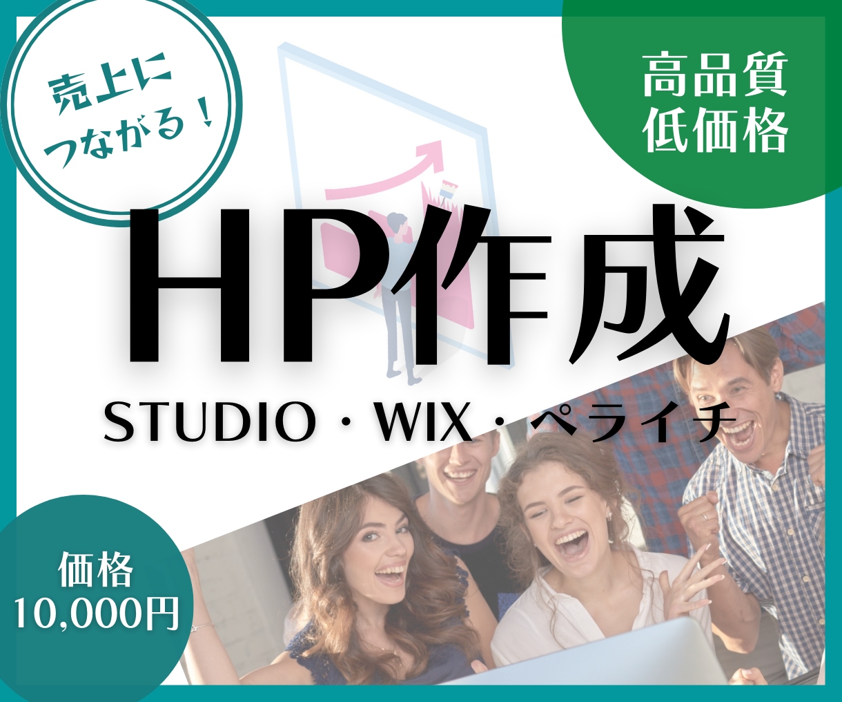高品質HP格安で作成します "売れる"HPを作りたい人向け イメージ1