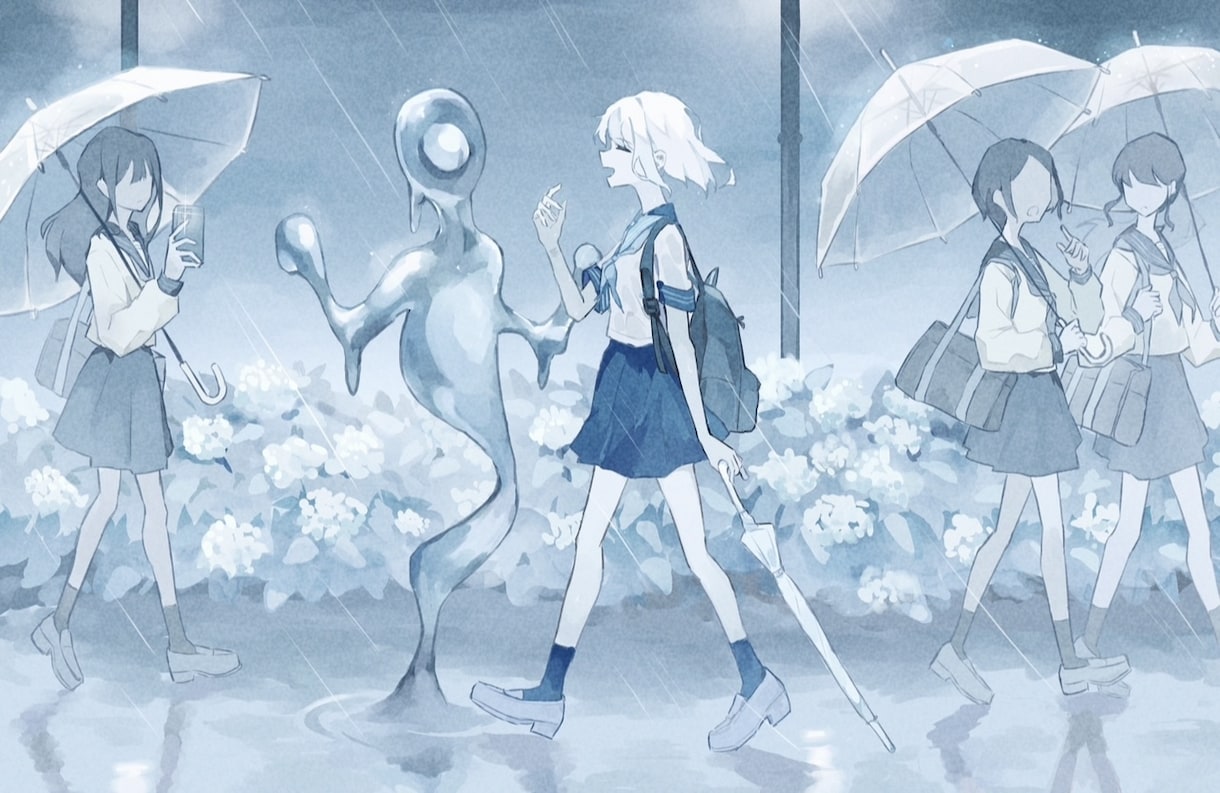 歌ってみた、オリジナル楽曲イラストを描きます 音楽に関するイラスト制作※ご依頼実績あり イメージ3