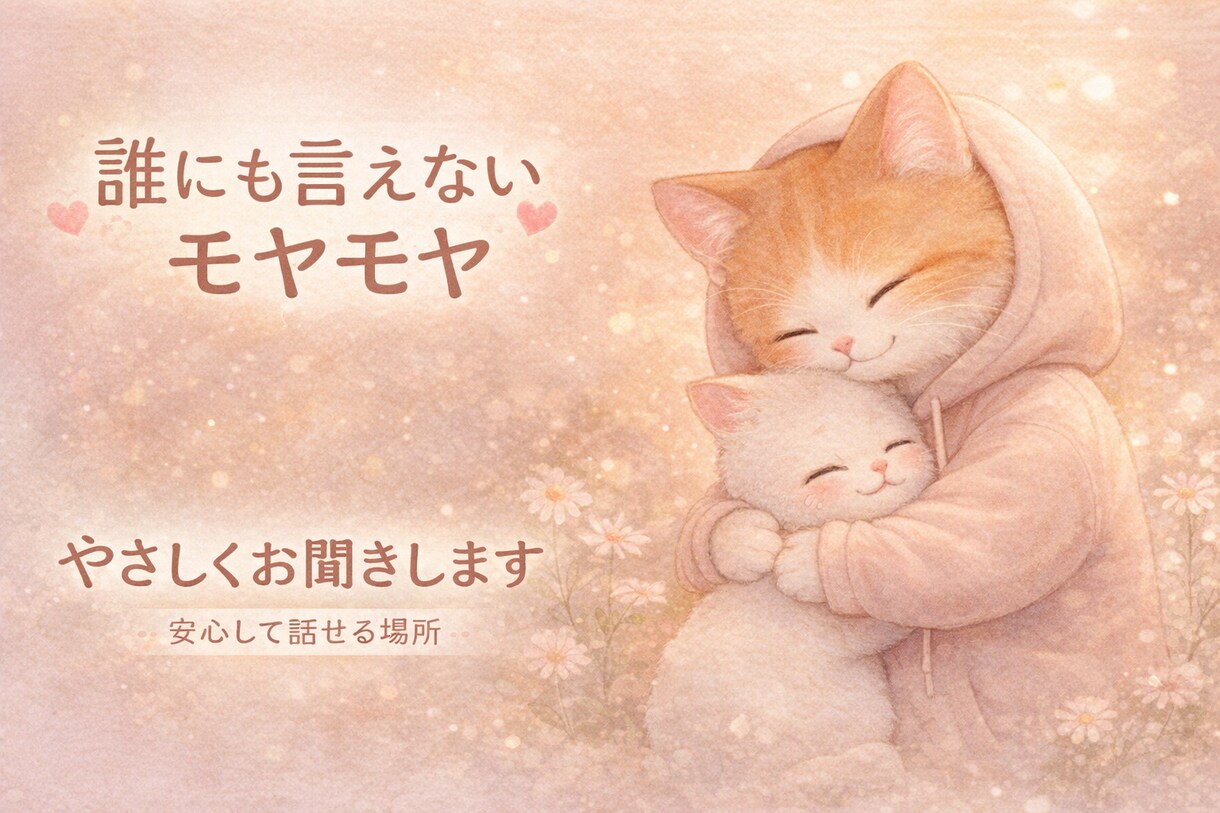 ちょっと話したいとき、安心して話せる場所があります 誰にも言えないモヤモヤ、やさしくお聞きします イメージ1