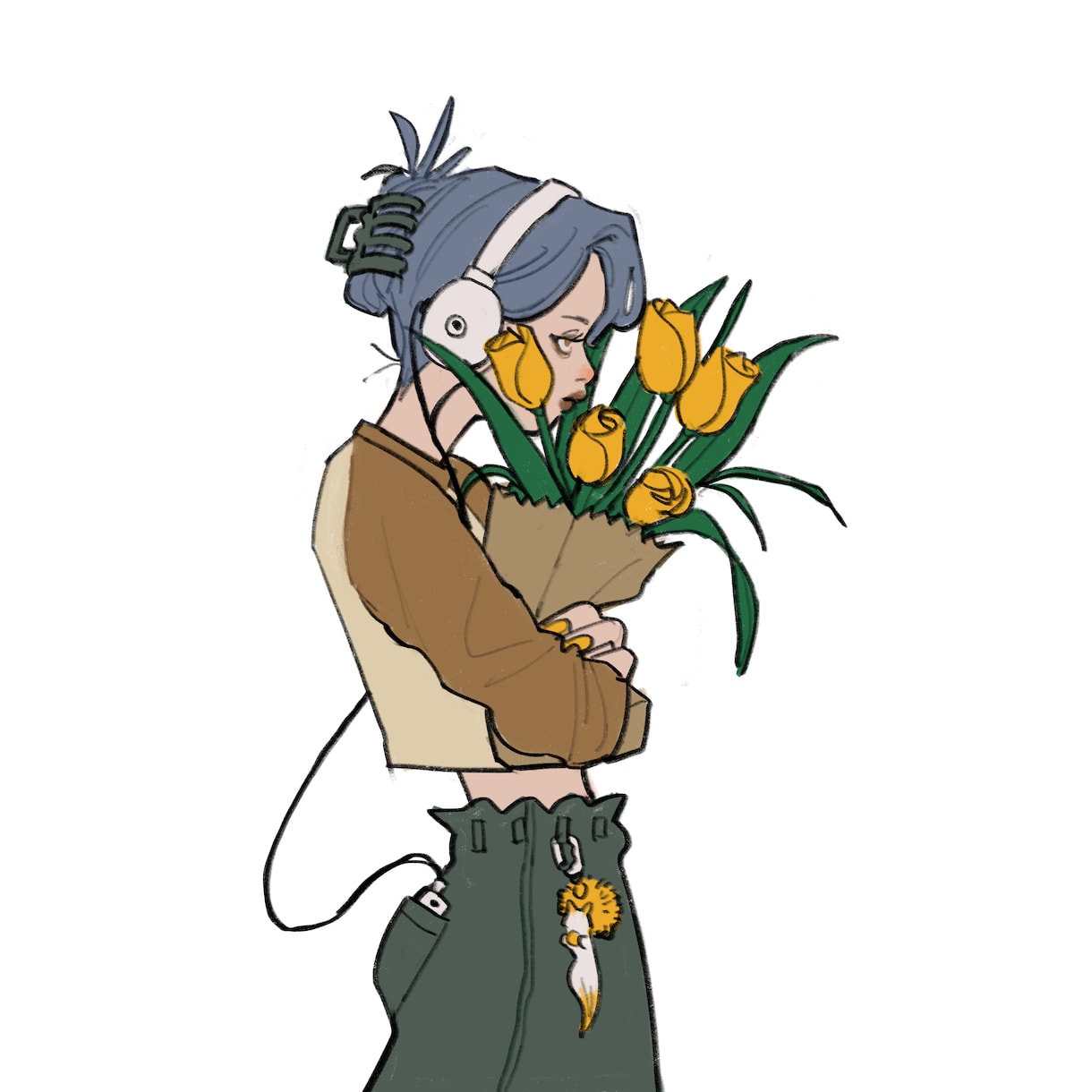 服好きの為の人物イラスト描きます ファッションにこだわったイラストが得意です。 イメージ1