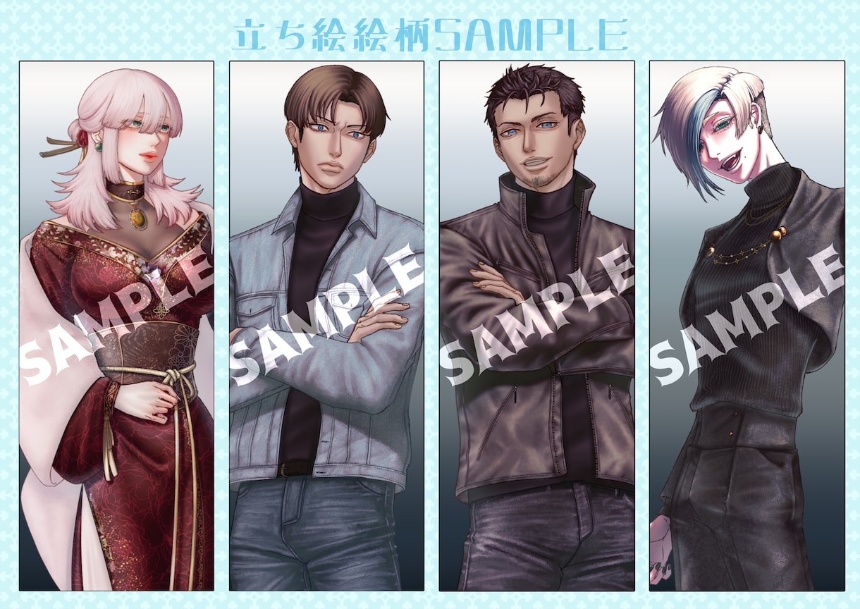 TRPGや動画などで使えるイラスト作成します 丁寧なやり取りと確実な納品を心がけています。 イメージ4
