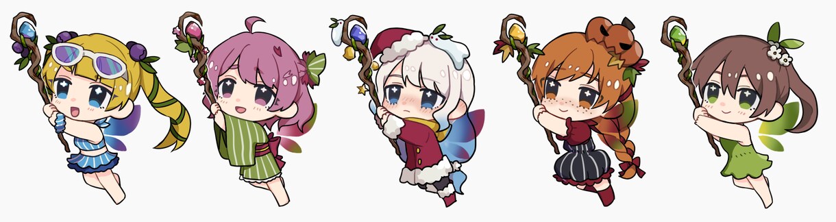 すぐに活動できるVtuber作ります イラストからモデリングまで承ります！ イメージ5