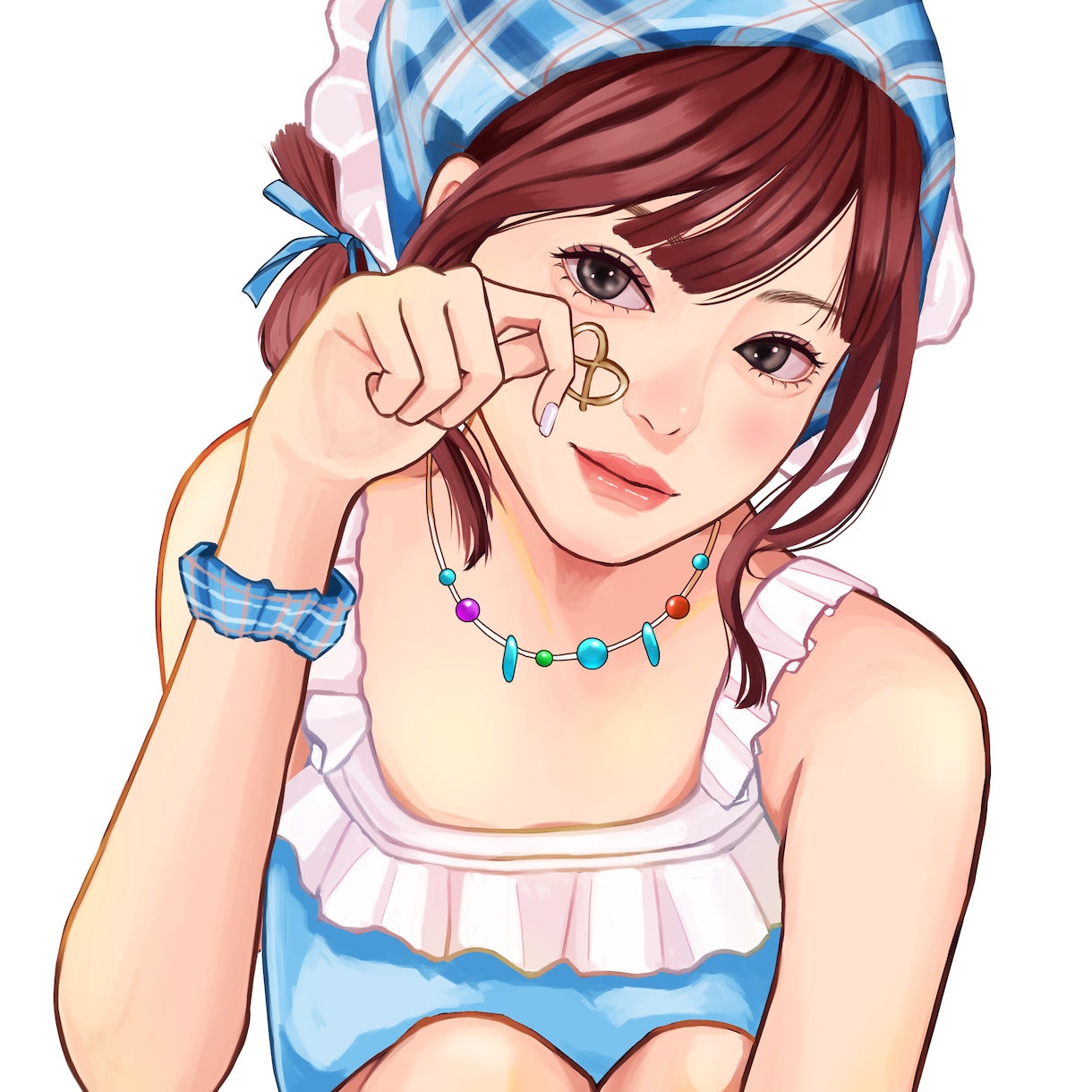 商用利用OK！！美人で素敵なイラストお描き致します 色っぽくて可愛い素敵なイラストをお描き致します イメージ5