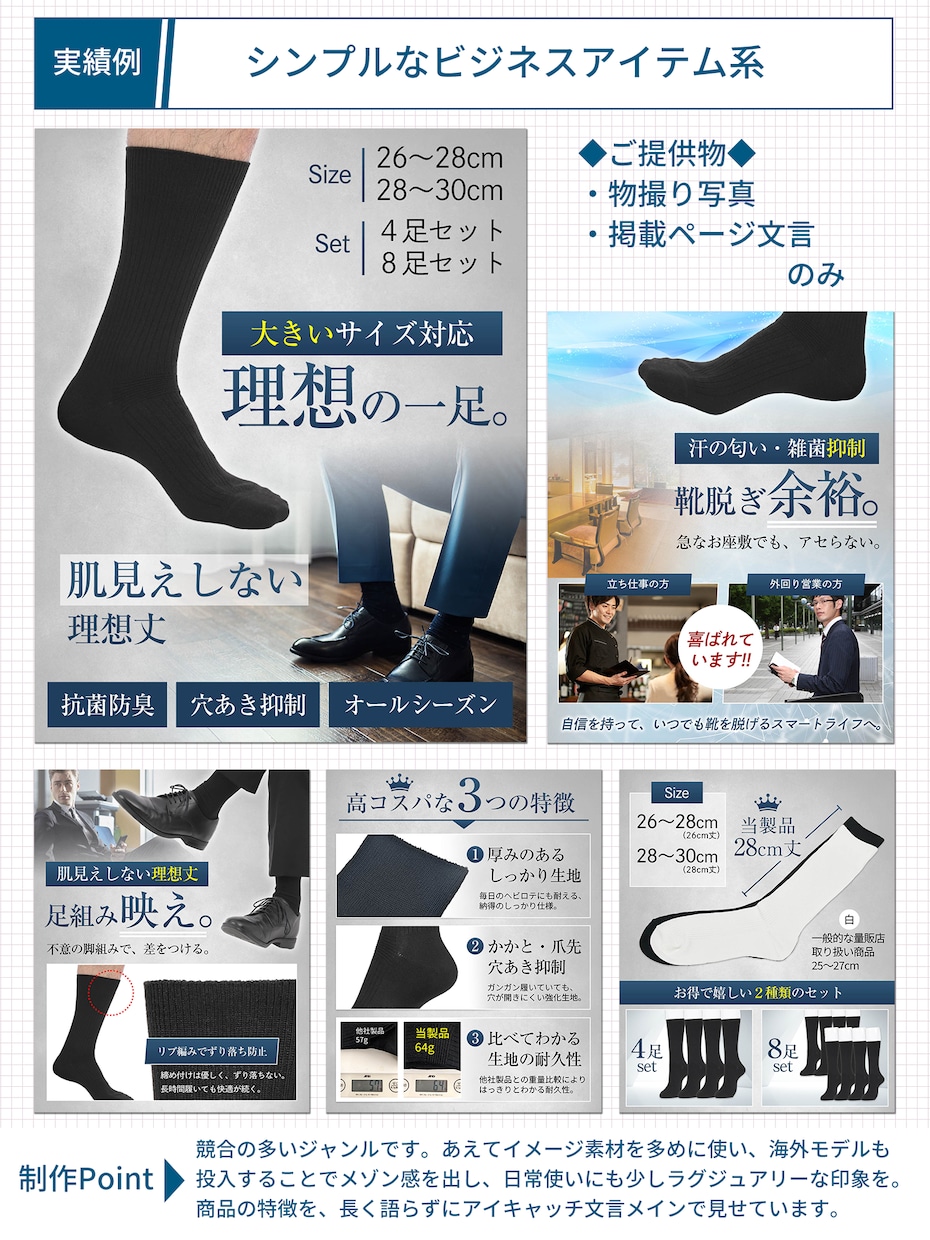 Amazon商品ページを分析・制作・掲載します 現状分析・改善提案から画像と文章の制作・掲載まで イメージ8