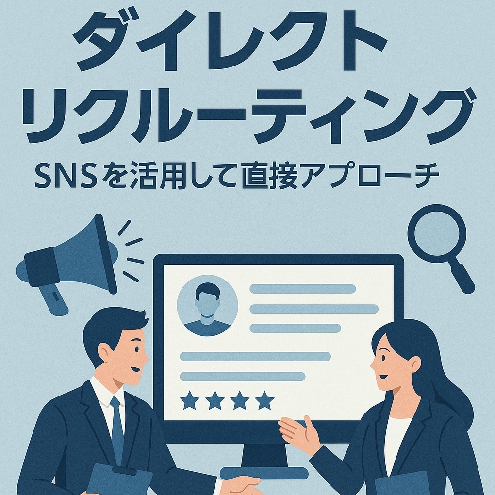 ダイレクトリクルーティングに特化した採用支援します AIや効率化に頼らず、1to1のリクルーティングを行います イメージ1