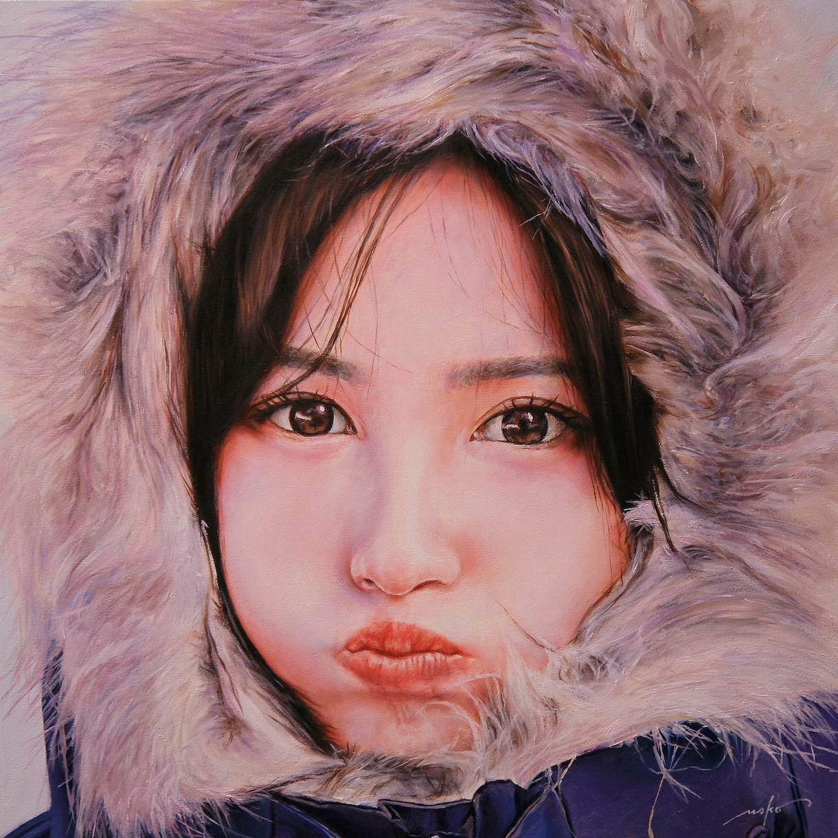 国際賞受賞のプロの画家が人物画を油絵で描きます ご家族や大切な方との想い出をアナログアートとしてお届けします イメージ8