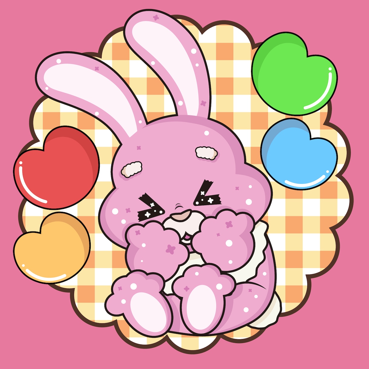 くっきり線で印象に残るポップなイラスト描きます SNSアイコンや挿絵、Web素材に！ イメージ2