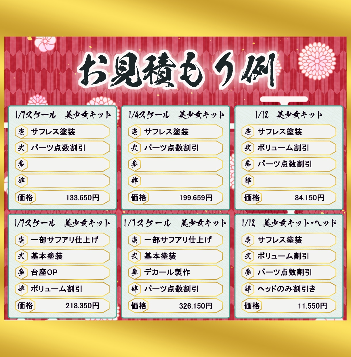 ガレージキットの制作代行致します ワンフェス2026夏のキット割引開催中！！ イメージ6