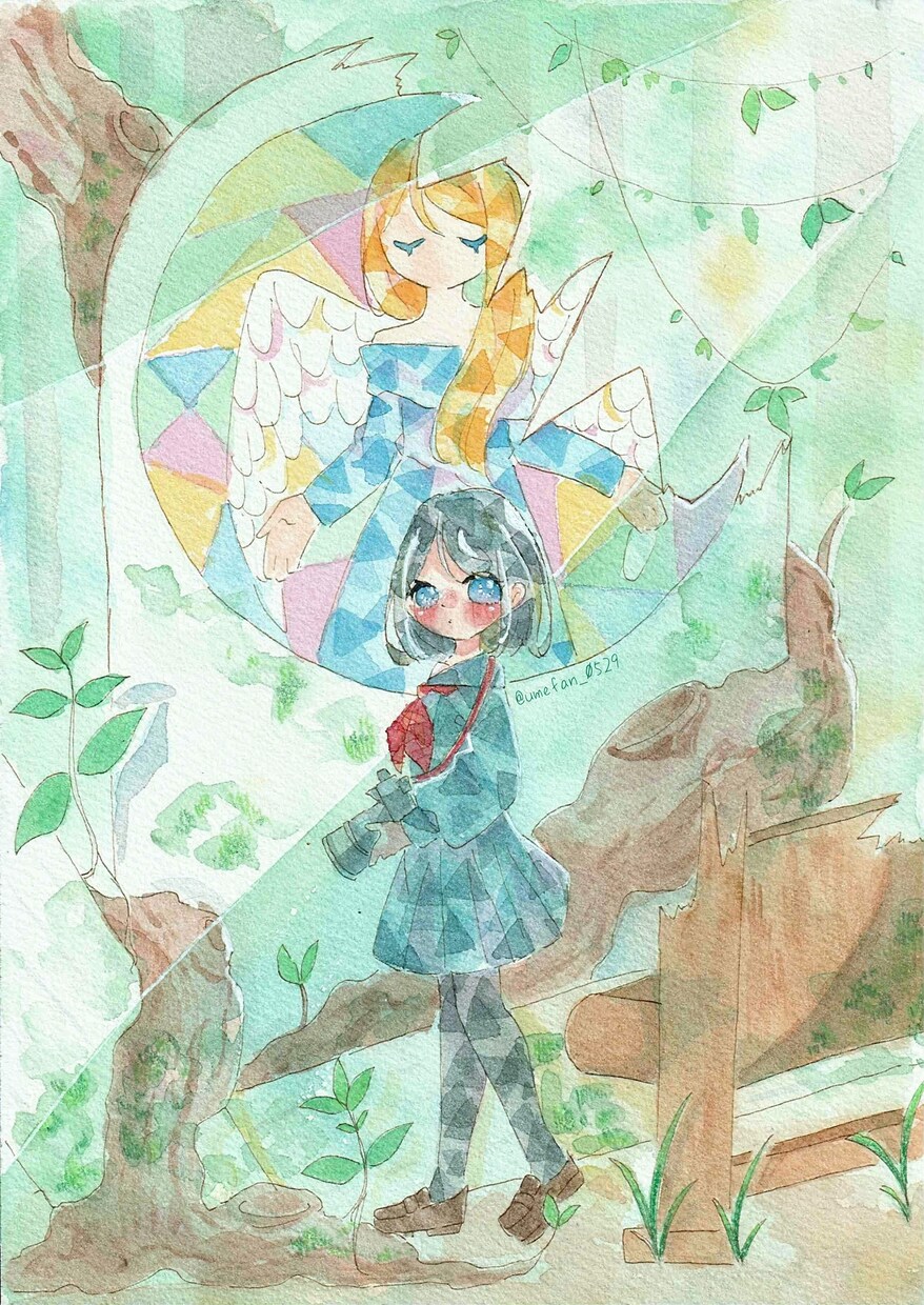 透明水彩でアイコン描きます 透明水彩にしか出来ないキラキラ可愛い表現をあなたに イメージ4