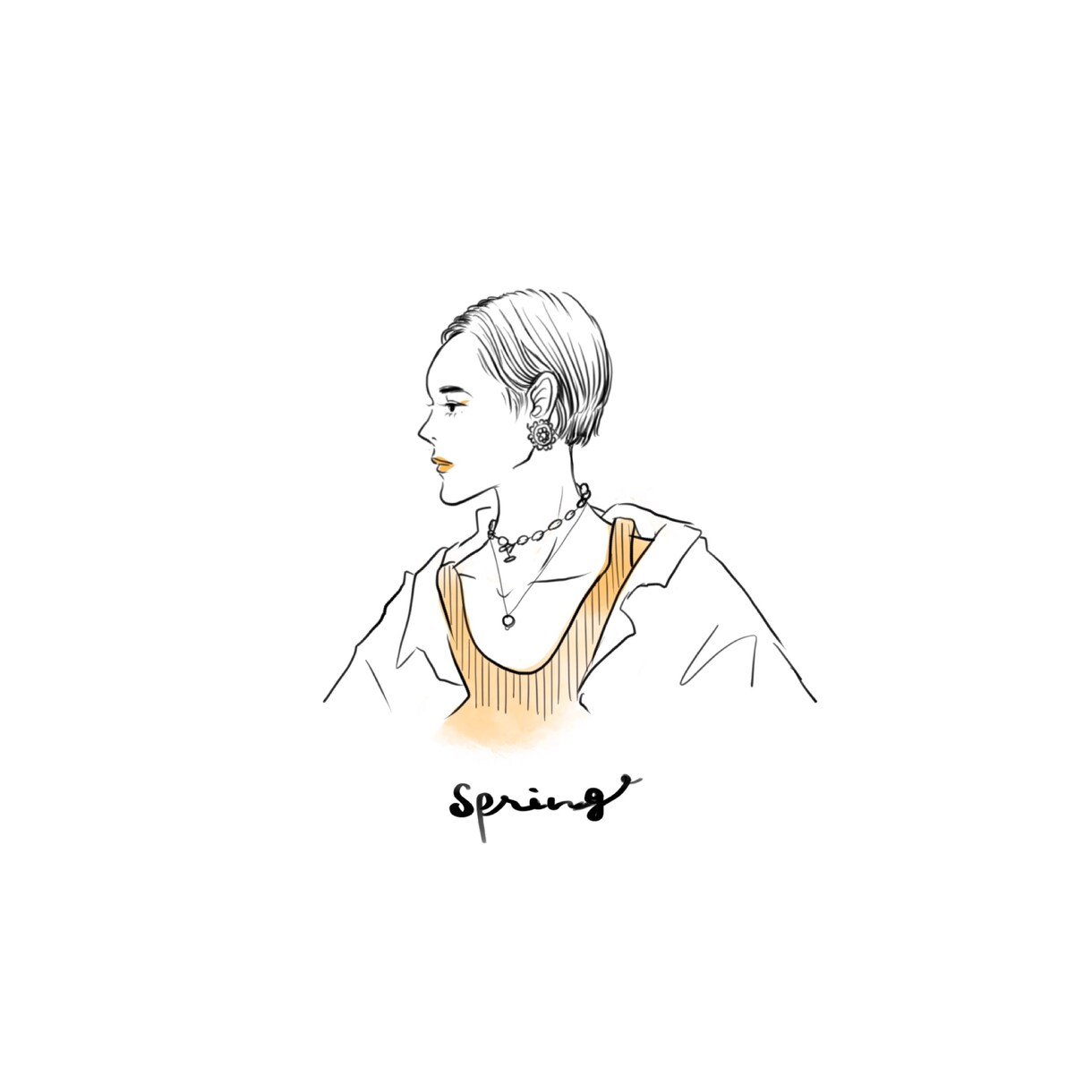 ファッションイラスト描きます お洒落なファッションアイコンに！雑誌や、資料の挿絵に。 イメージ8