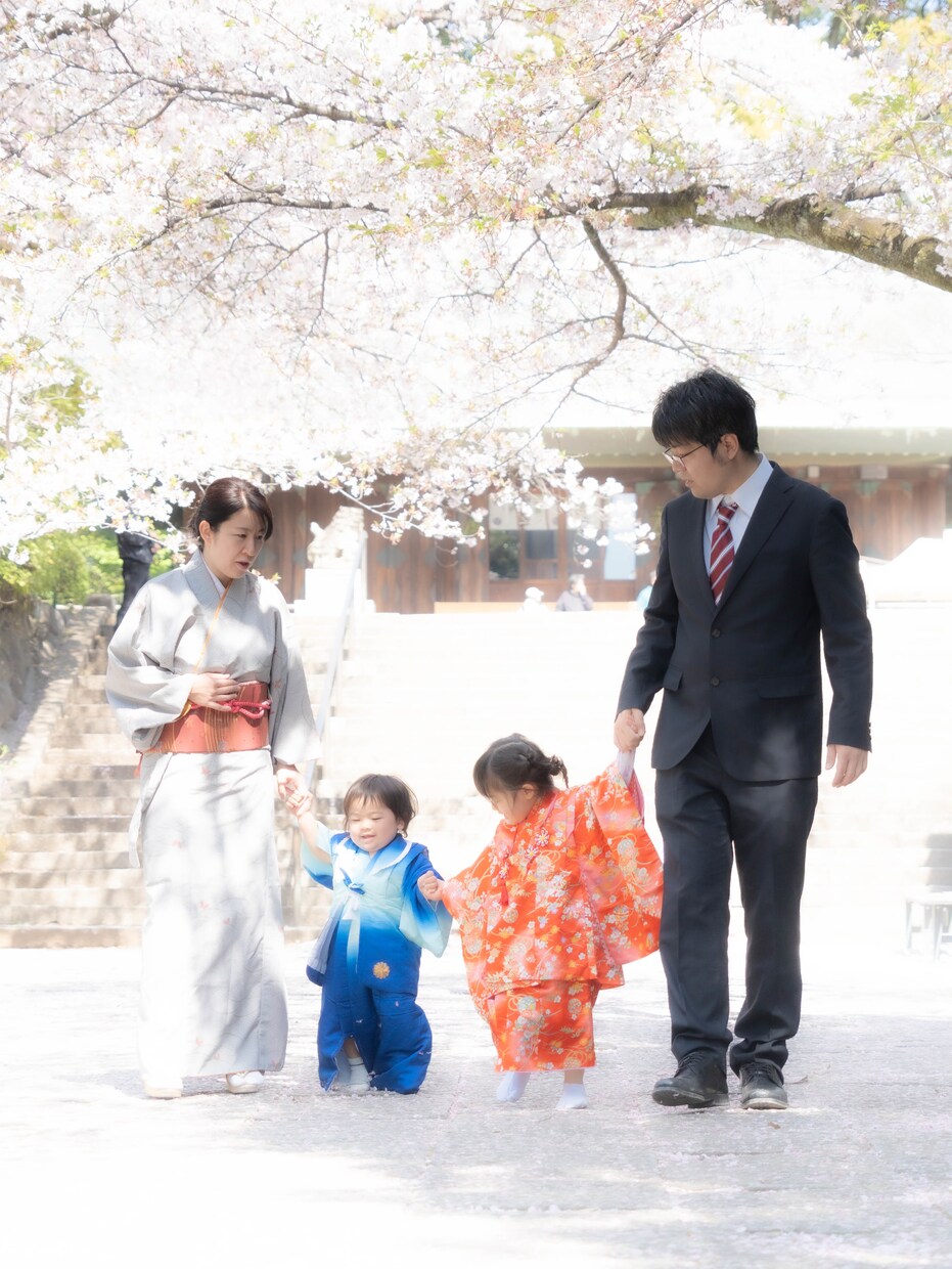 北関東で七五三のご家族写真を出張撮影します 人見知りでも自然な笑顔に｜神社の段取りもお任せください イメージ2