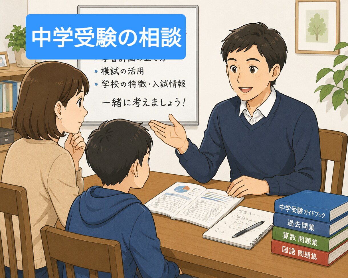 通信教育を中心とした中学受験のアドバイスをします Z会などの通信教育をメインにした中学受験のアドバイス イメージ1