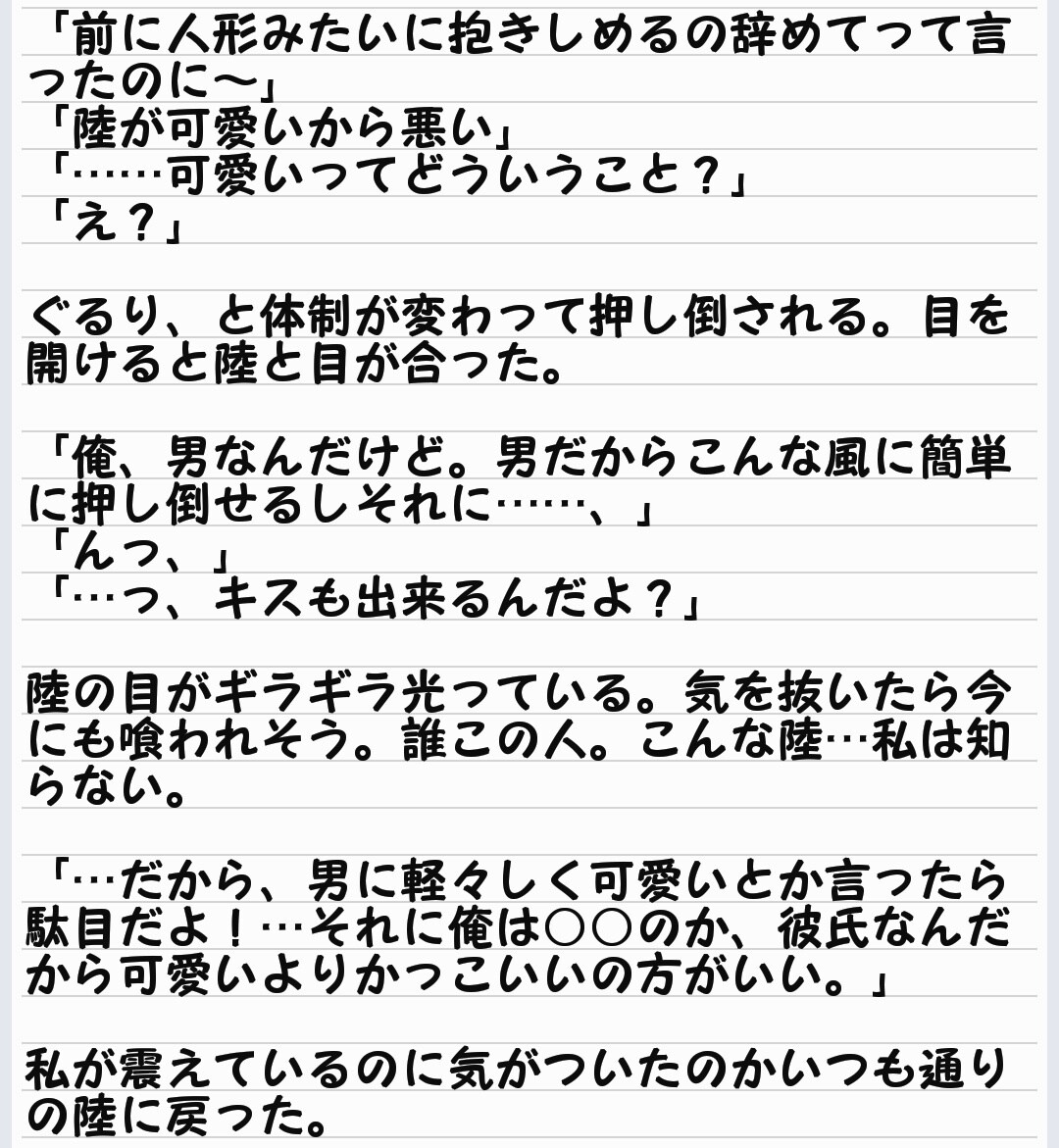 夢小説を書きます 自分の妄想を文字にしたいと思いませんか？ イメージ2