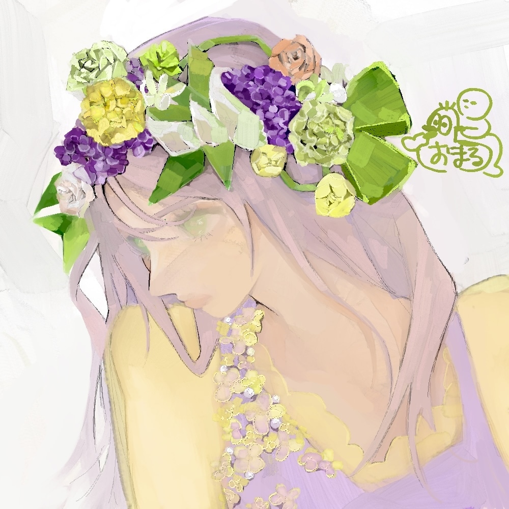 おまかせOK⭐︎お花の似合う人物イラスト描きます お花のご指定可能！テーマなどありましたらお伝え下さい♪ イメージ6