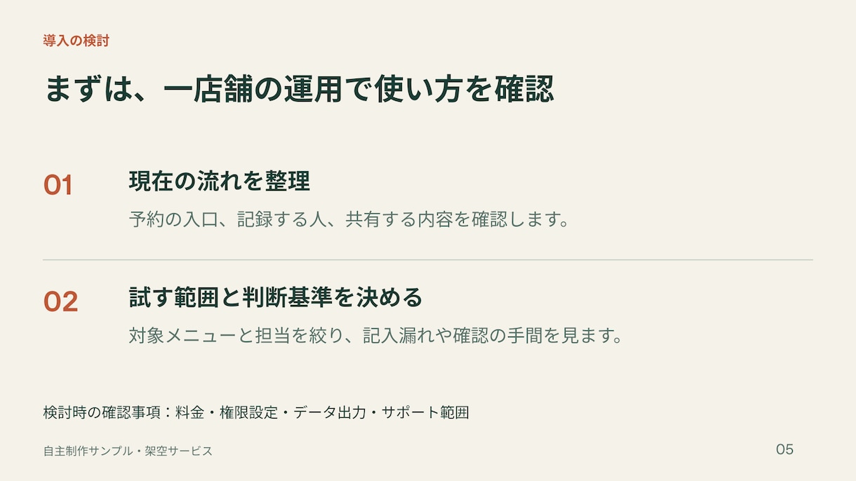 支給原稿を読みやすい5枚のスライドに整えます 編集できるPPTXとPDFで納品 イメージ6