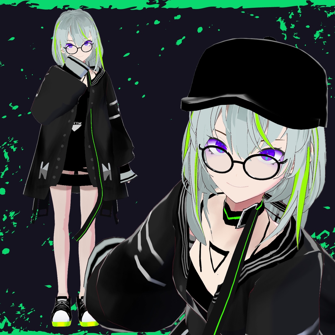 Vtuberさん向け3Dモデルつくります vroidで配信、MMDやVRchatで使えるモデル制作 イメージ4