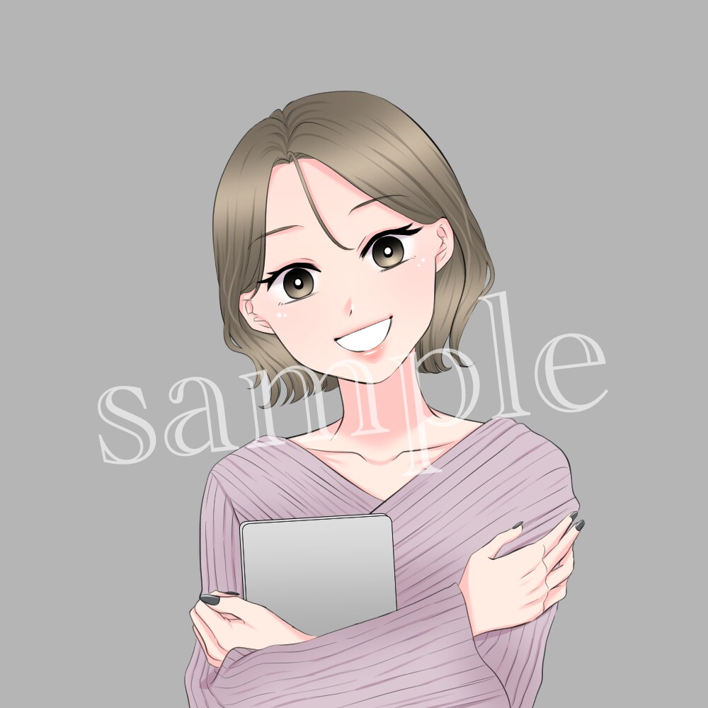 漫画アニメ風で親しみのあるアイコン描きます 商用利用可◎安心感♪爽やかに男女◎SNSやブログに♪ イメージ2