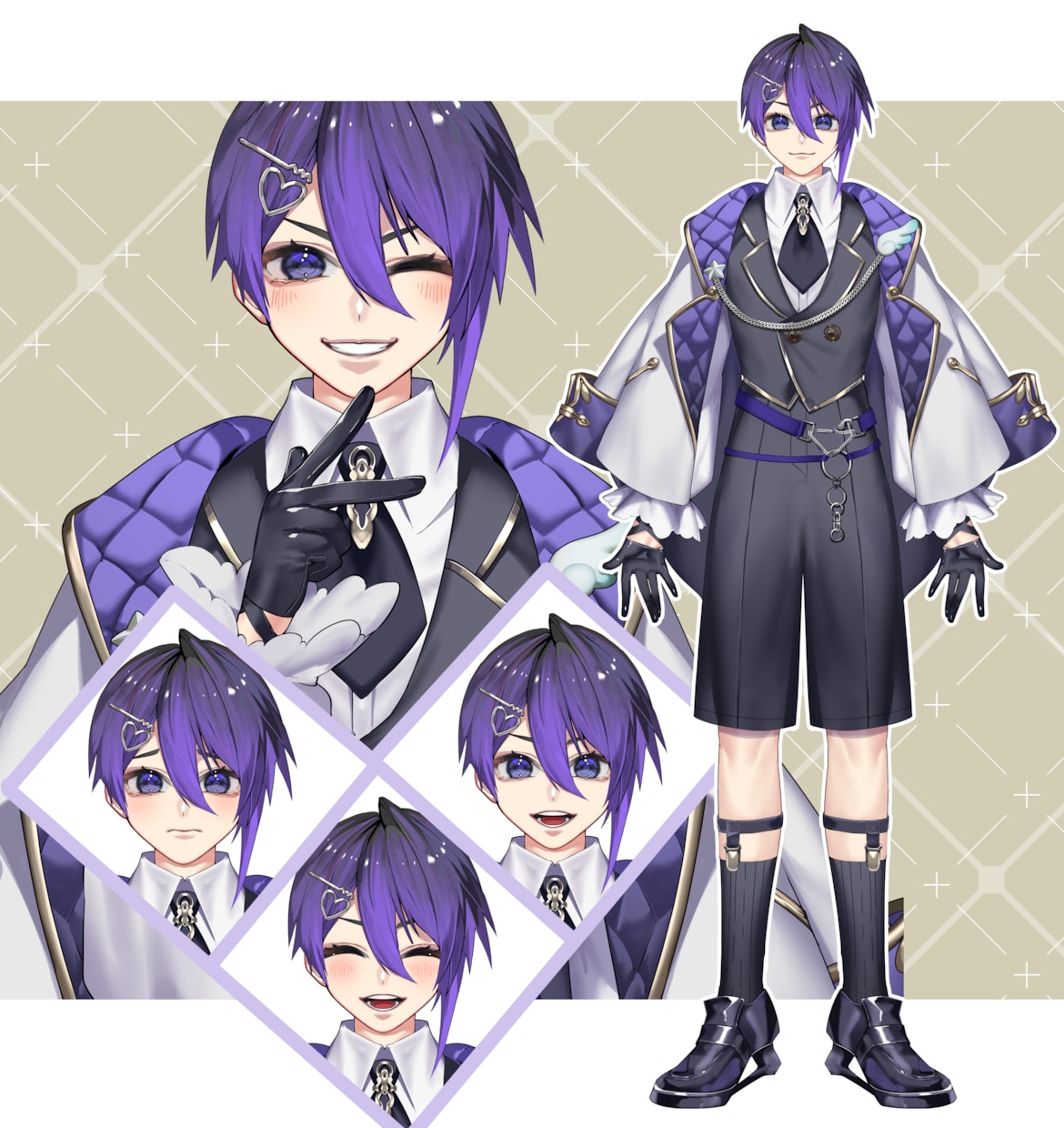 立ち絵・live2d用パーツ分けイラスト作成します ☆☆☆いろいろなシチュエーションお描きします☆☆☆ イメージ1