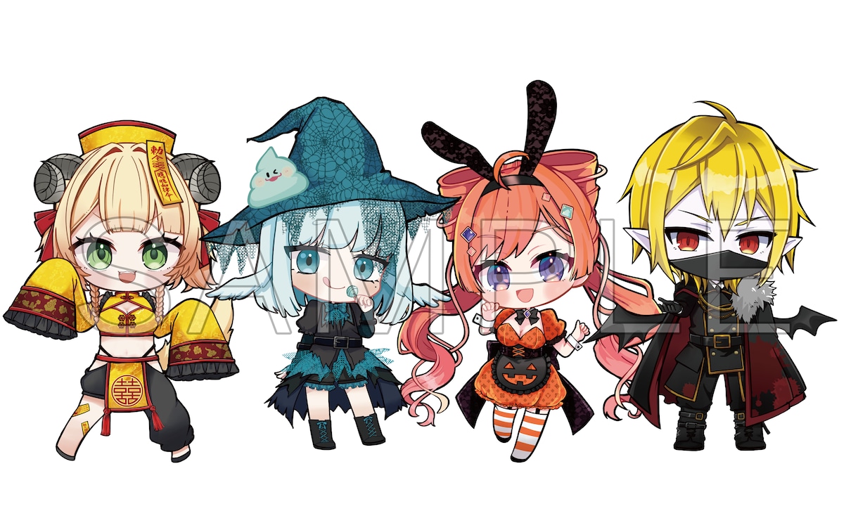 カワイイSDキャラ（ミニキャラ）描きます スピード納品、アイコン・サムネイラスト・グッズにオススメ！ イメージ7