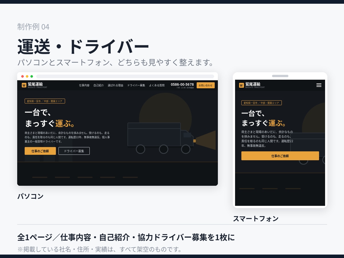 個人・小さなお店のホームページを制作します 作って終わりにしません｜フォーム設置から保守まで対応 イメージ5